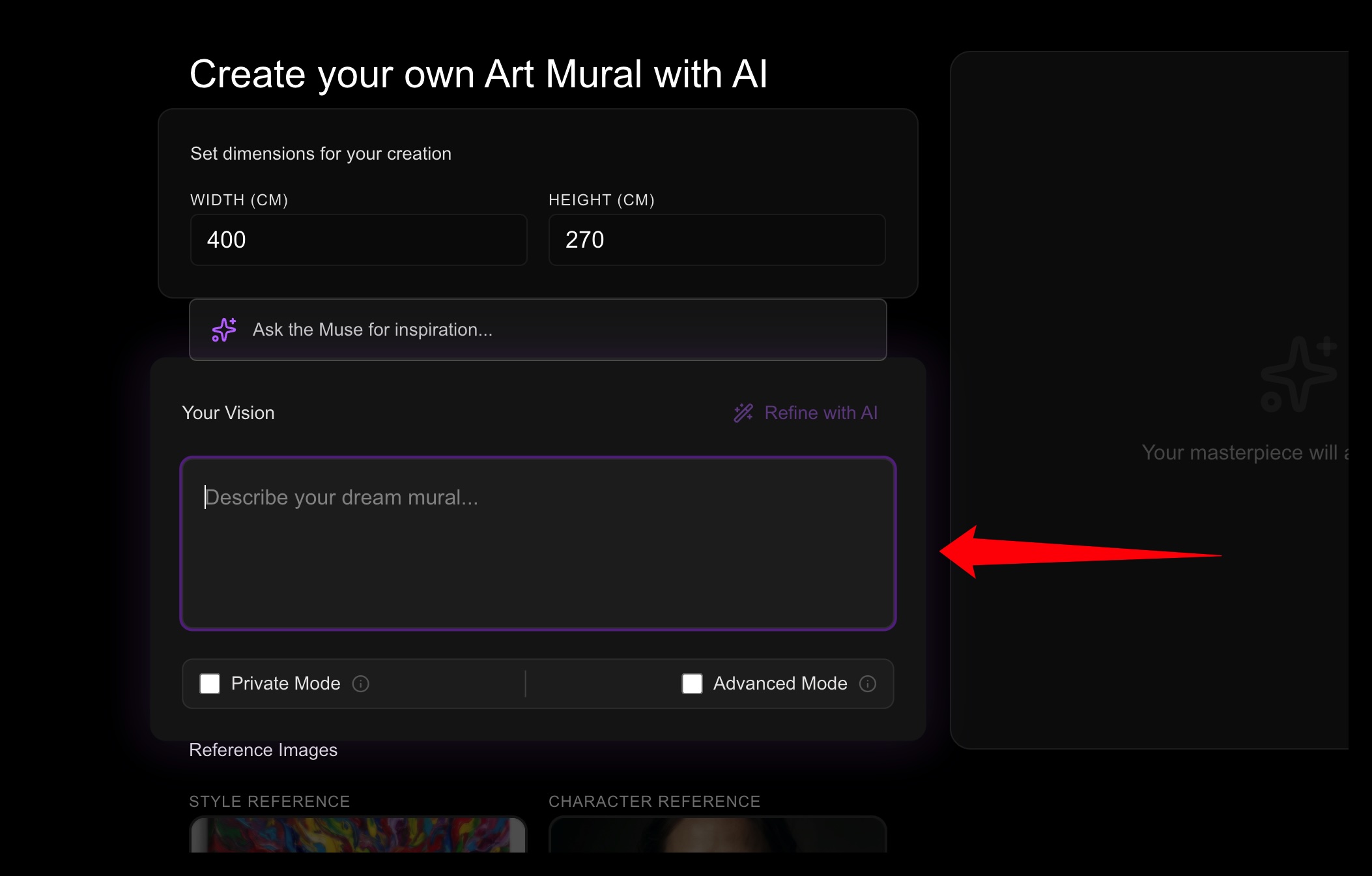 Paint with Words - view 1