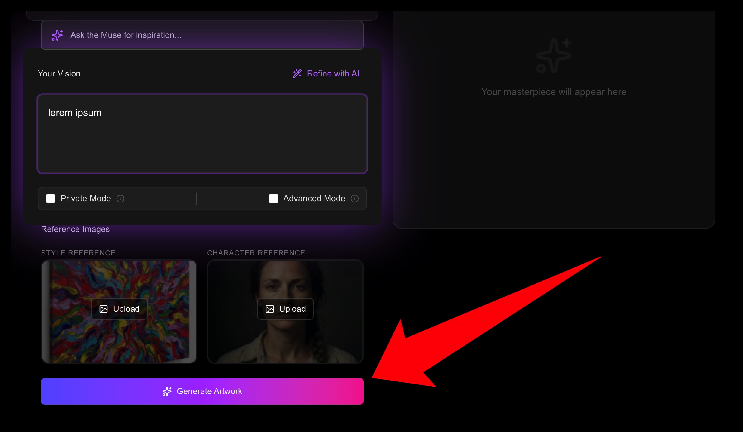 Witness Creation - view 1
